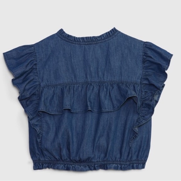 LoveShackFancy x GAP Denim top Kids Size L - Picture 3 of 4